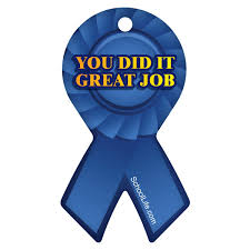 Custom Award Winner Ribbon Brag Tag ...